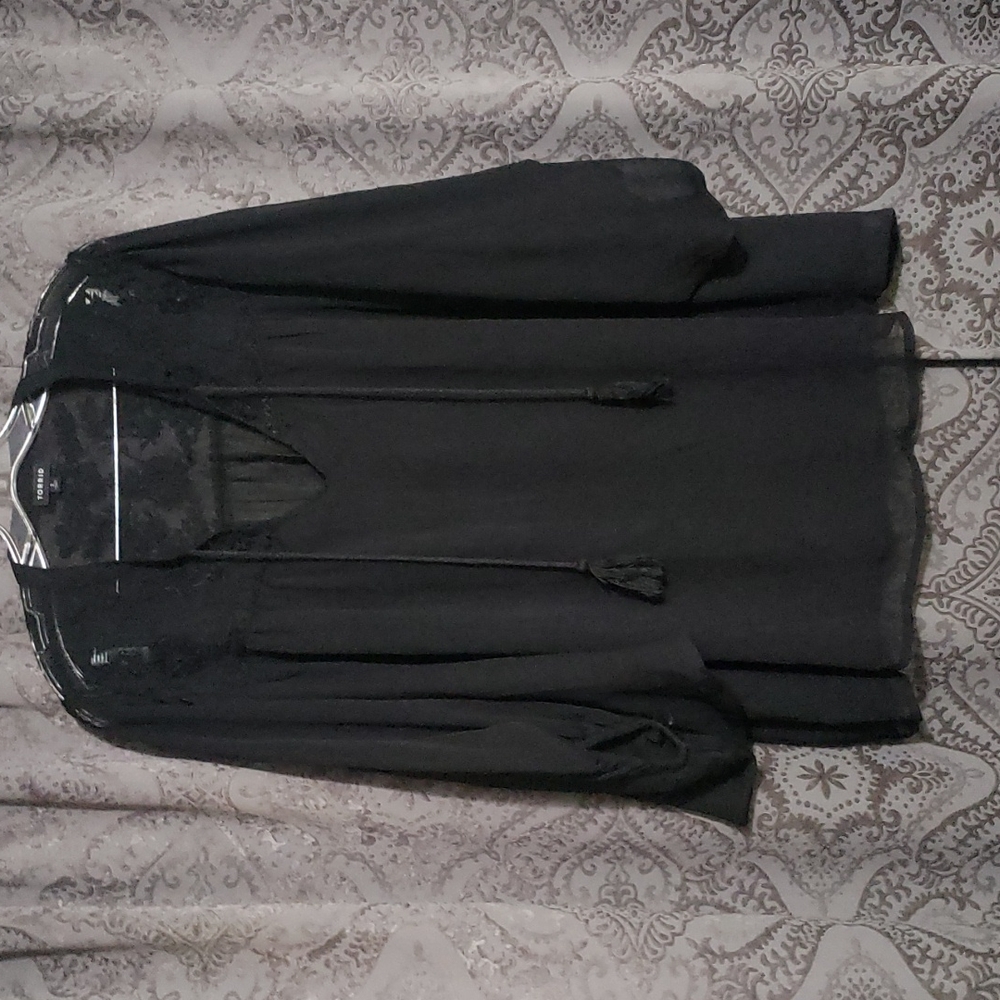 Flowy bohemian shirt.